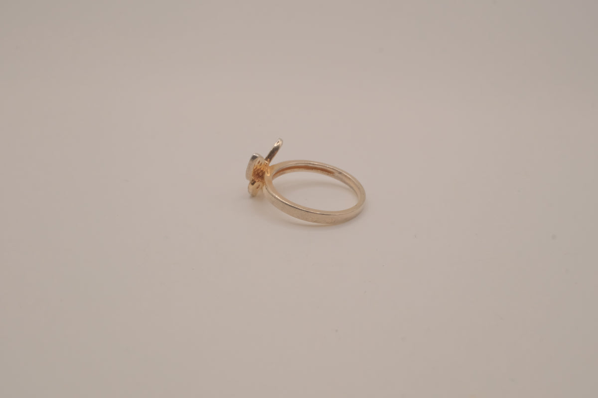 Sterling silver Butterfly ring