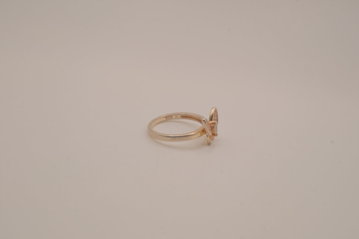 Sterling silver Butterfly ring