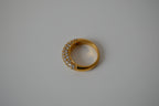 Swarovski Gold & Crystal Cocktail Ring