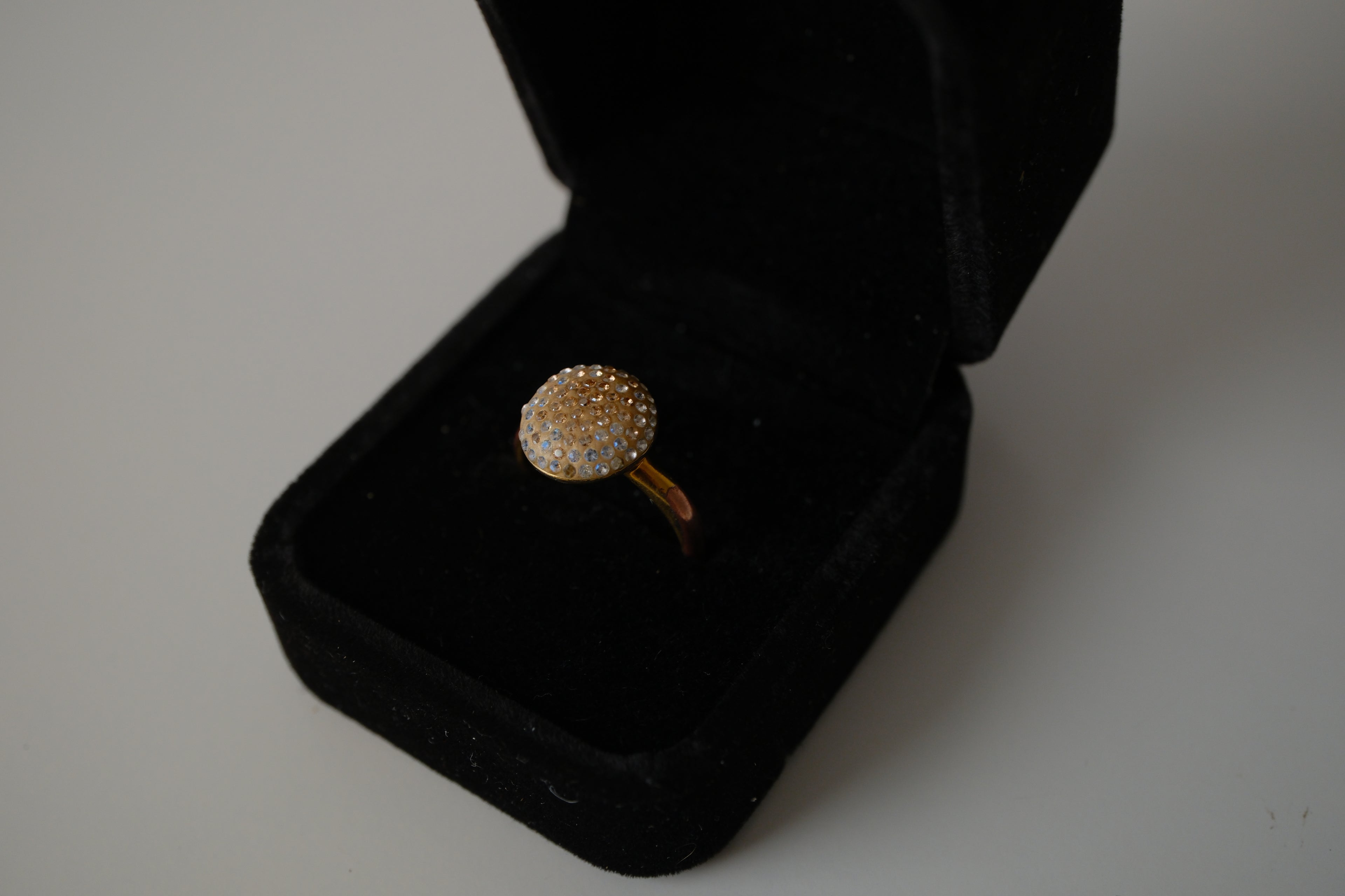 Swarovski Gold tone Maggy Ring
