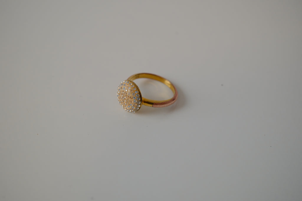 Swarovski Gold tone Maggy Ring