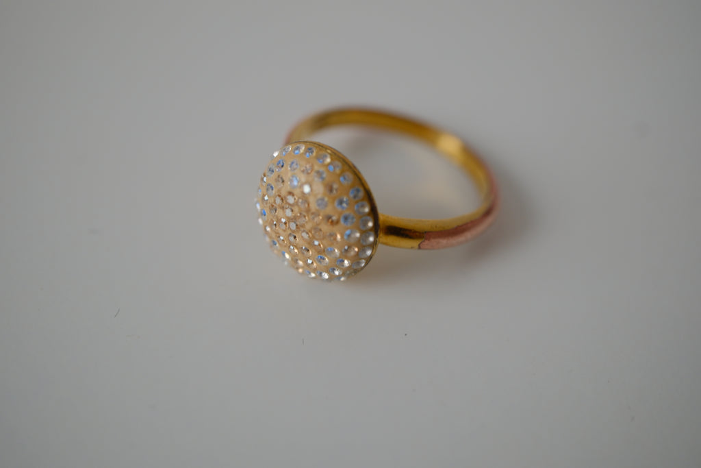 Swarovski Gold tone Maggy Ring