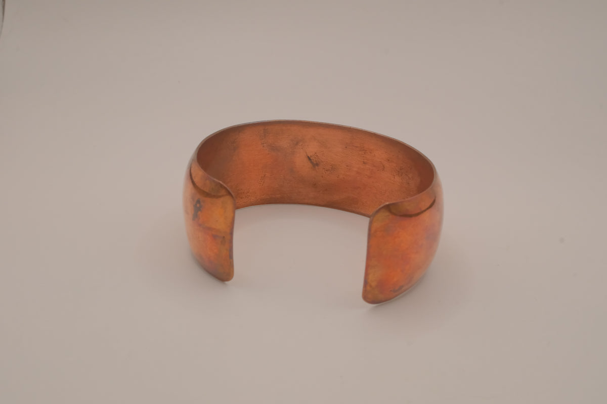Vintage Mexican copper cuff bracelet&nbsp;