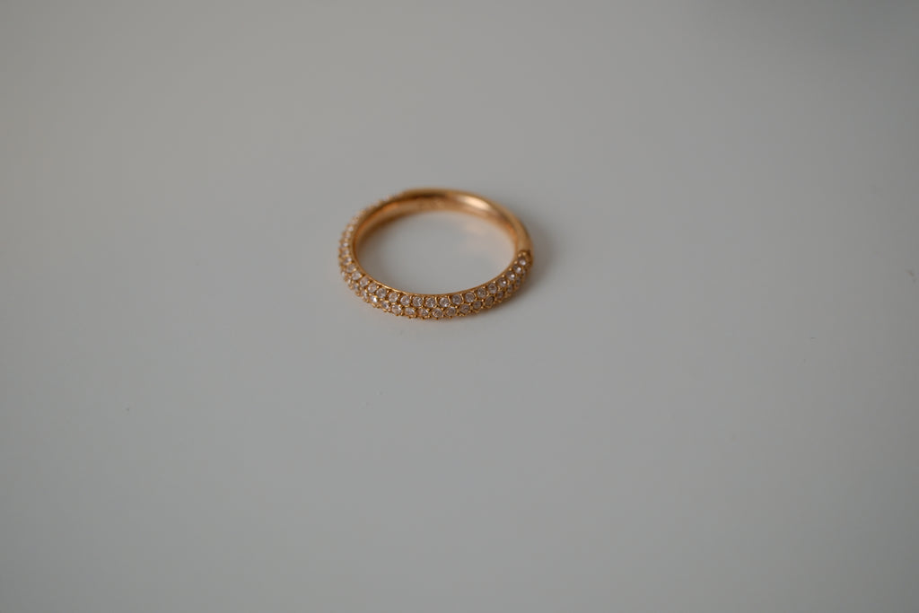 Swarovski Rose Gold plated Mini stone Ring