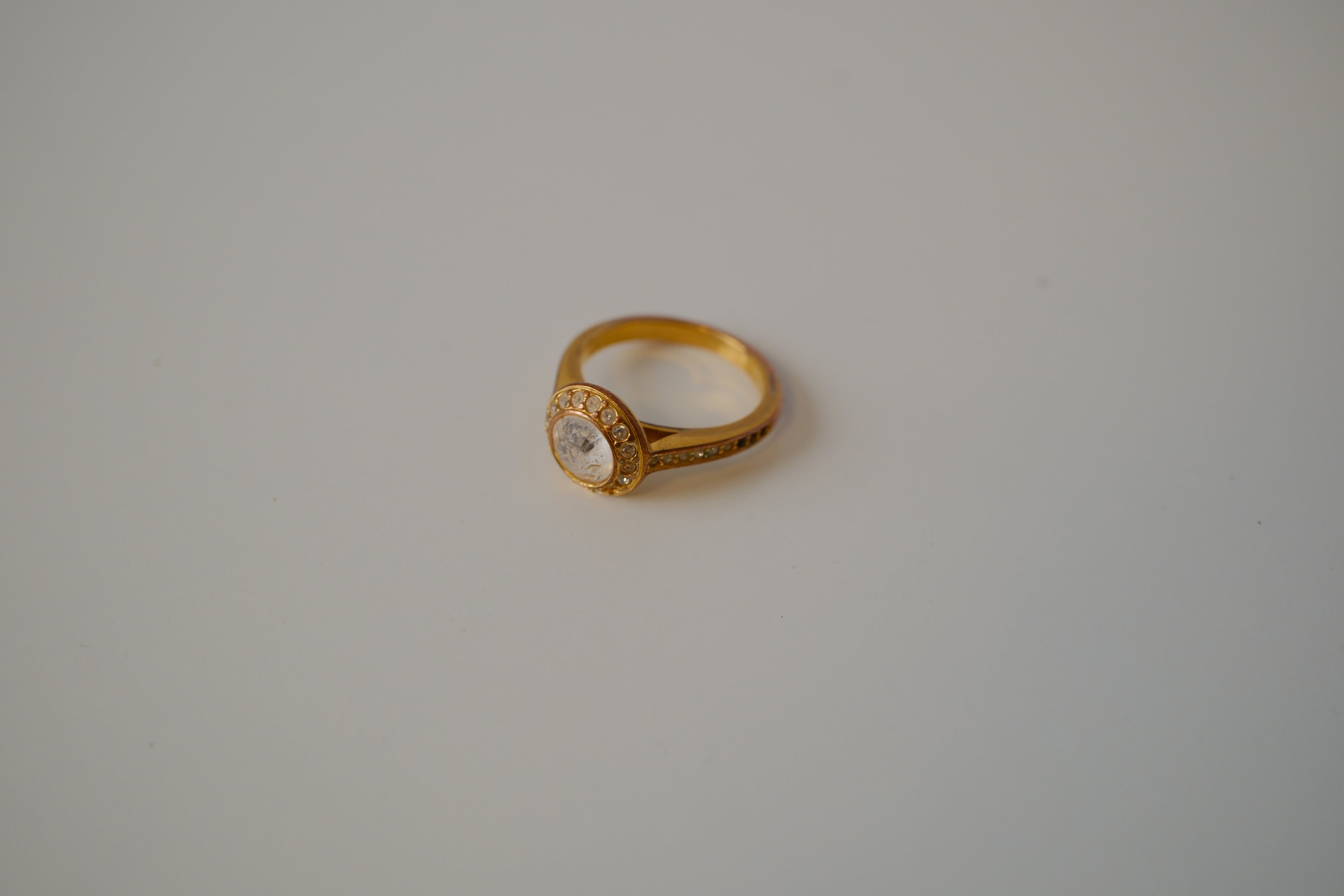 Swarovski Gold tone Angelic Ring