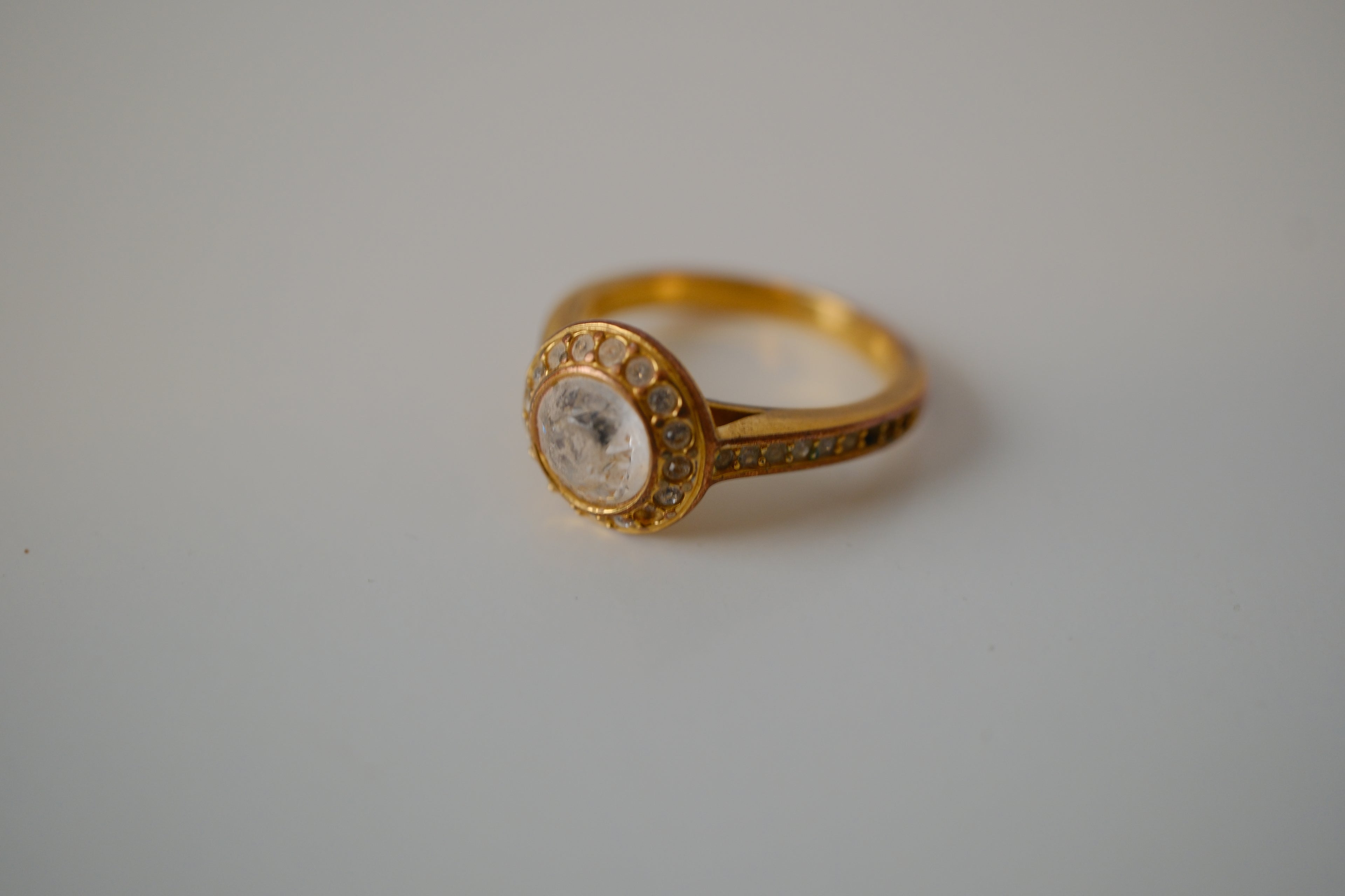 Swarovski Gold tone Angelic Ring