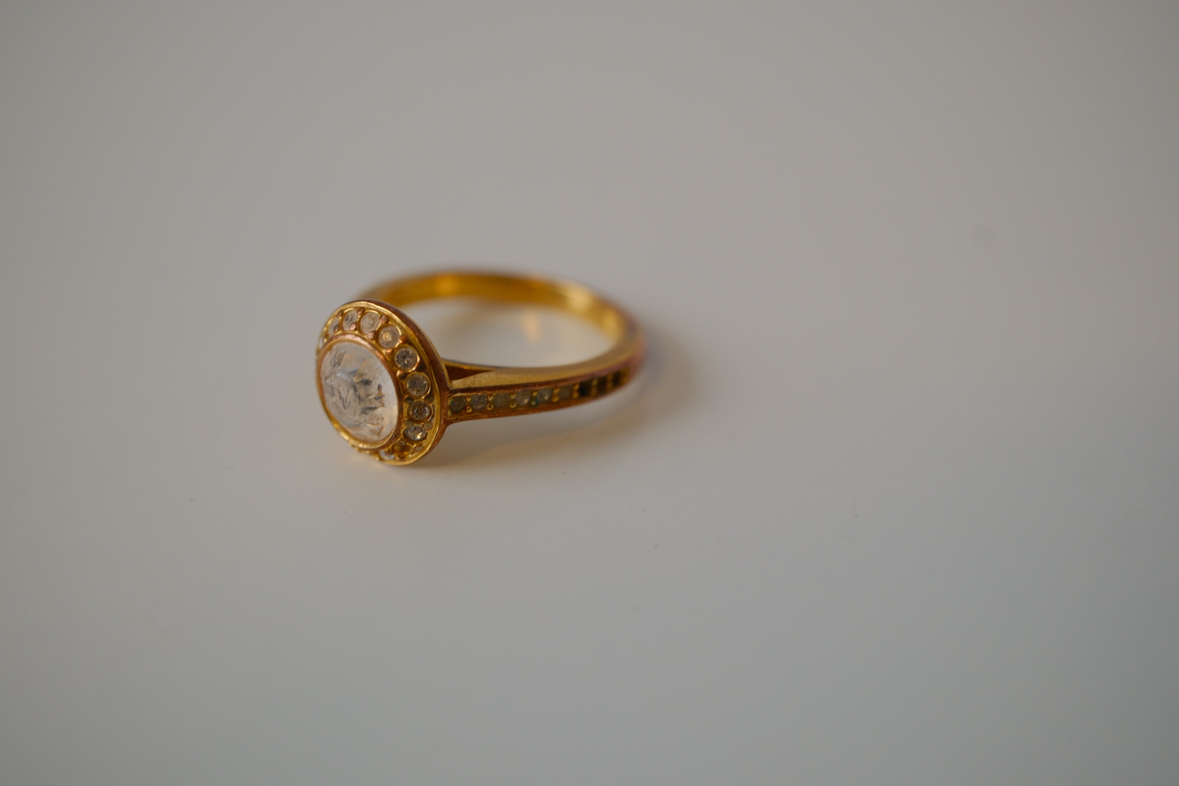 Swarovski Gold tone Angelic Ring