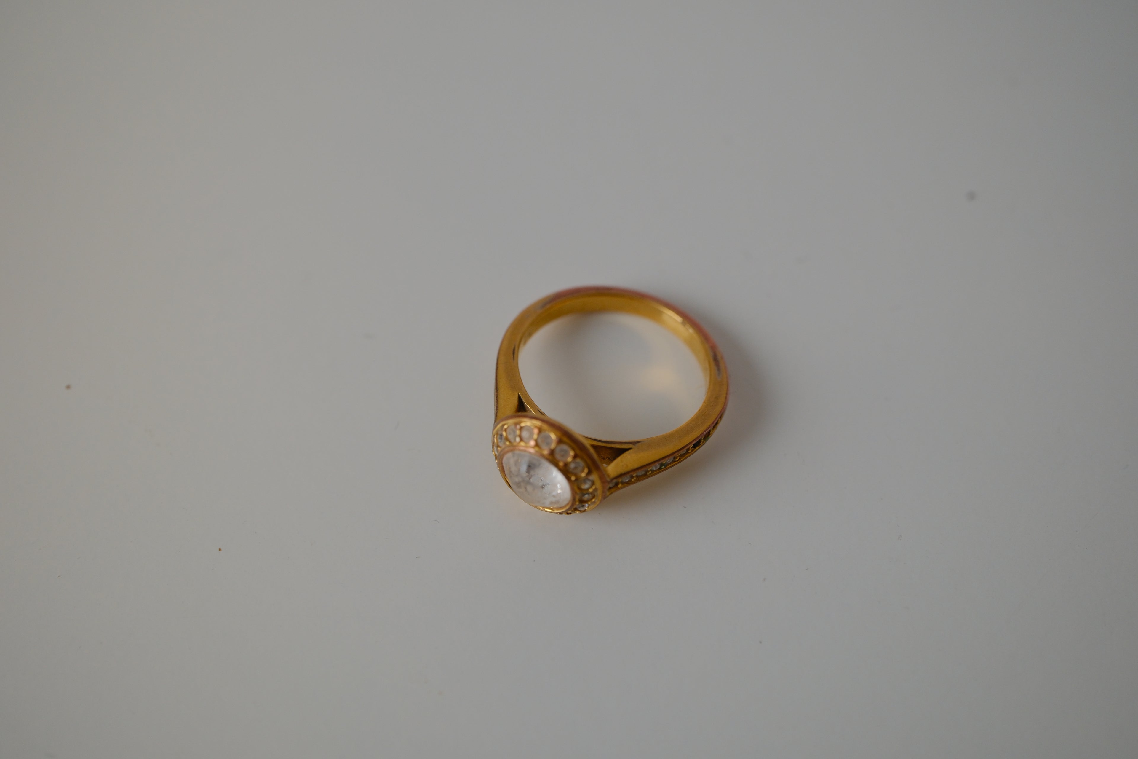Swarovski Gold tone Angelic Ring