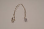 Avon gray faux pearl pendant necklace