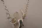 Avon Vintage Purple Faceted Y-Drop Necklace