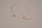 Avon Breast Cancer Crusade "Love" Ribbon Necklace