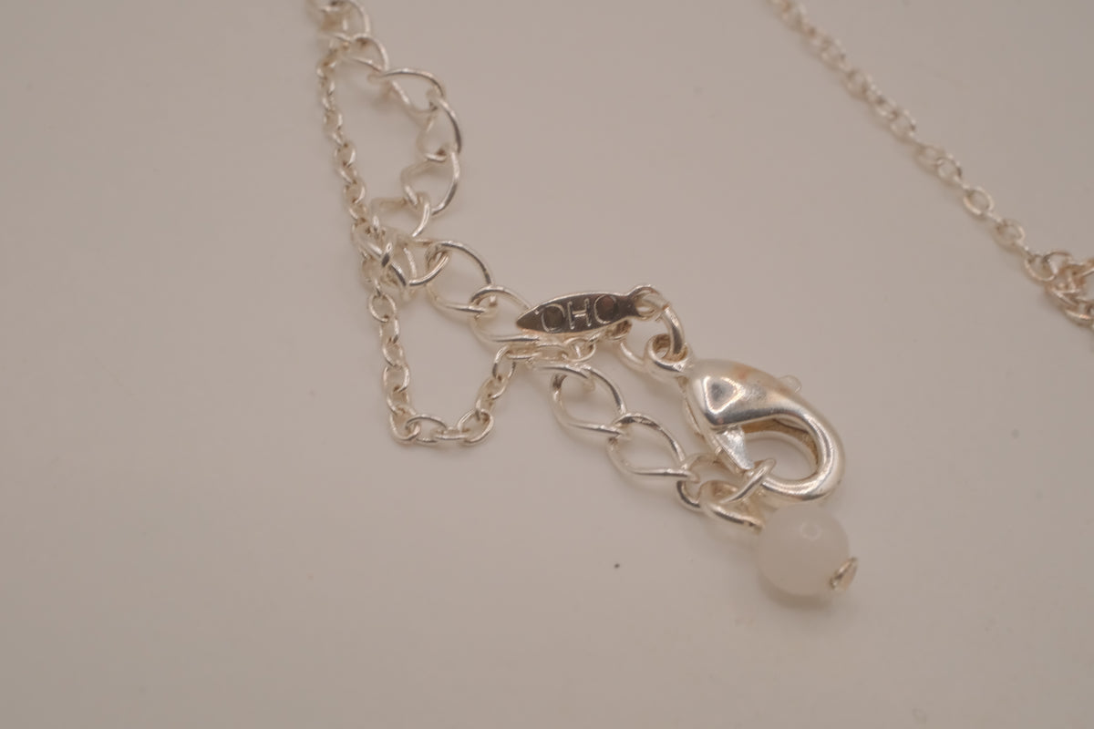 Avon Breast Cancer Crusade "Love" Ribbon Necklace
