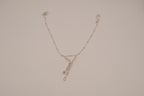 Vintage Avon silver-tone rhinestone drop anklet&nbsp;