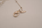 Vintage Avon silver-tone rhinestone drop anklet&nbsp;