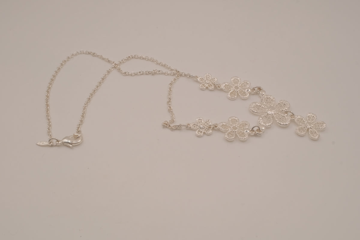 Vintage Avon filigree floral necklace
