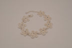 Vintage Avon silver-tone mesh flower bracelet