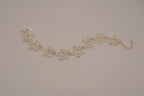 Vintage Avon silver-tone mesh flower bracelet