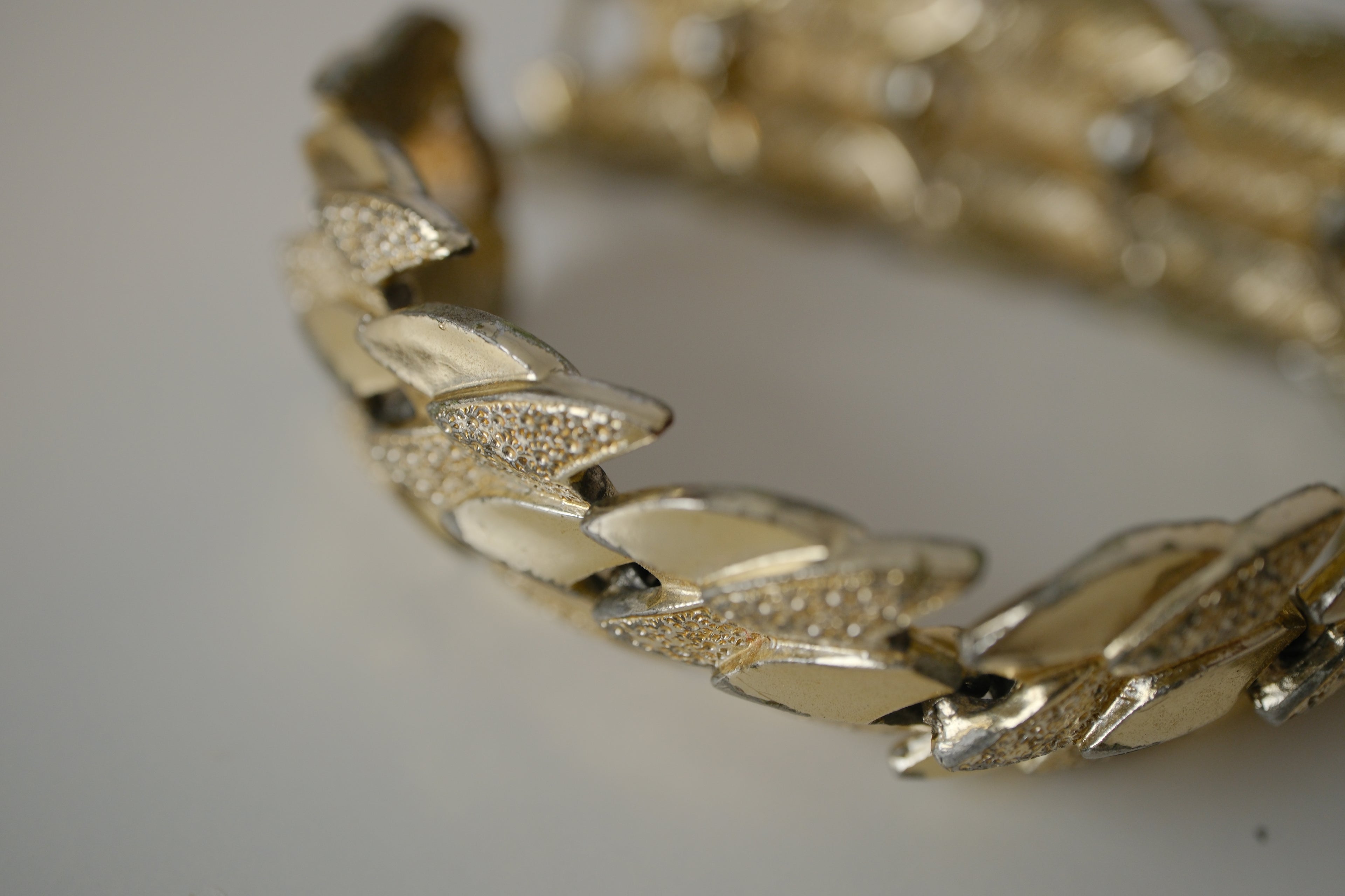 Vintage Coro gold-tone link bracelet