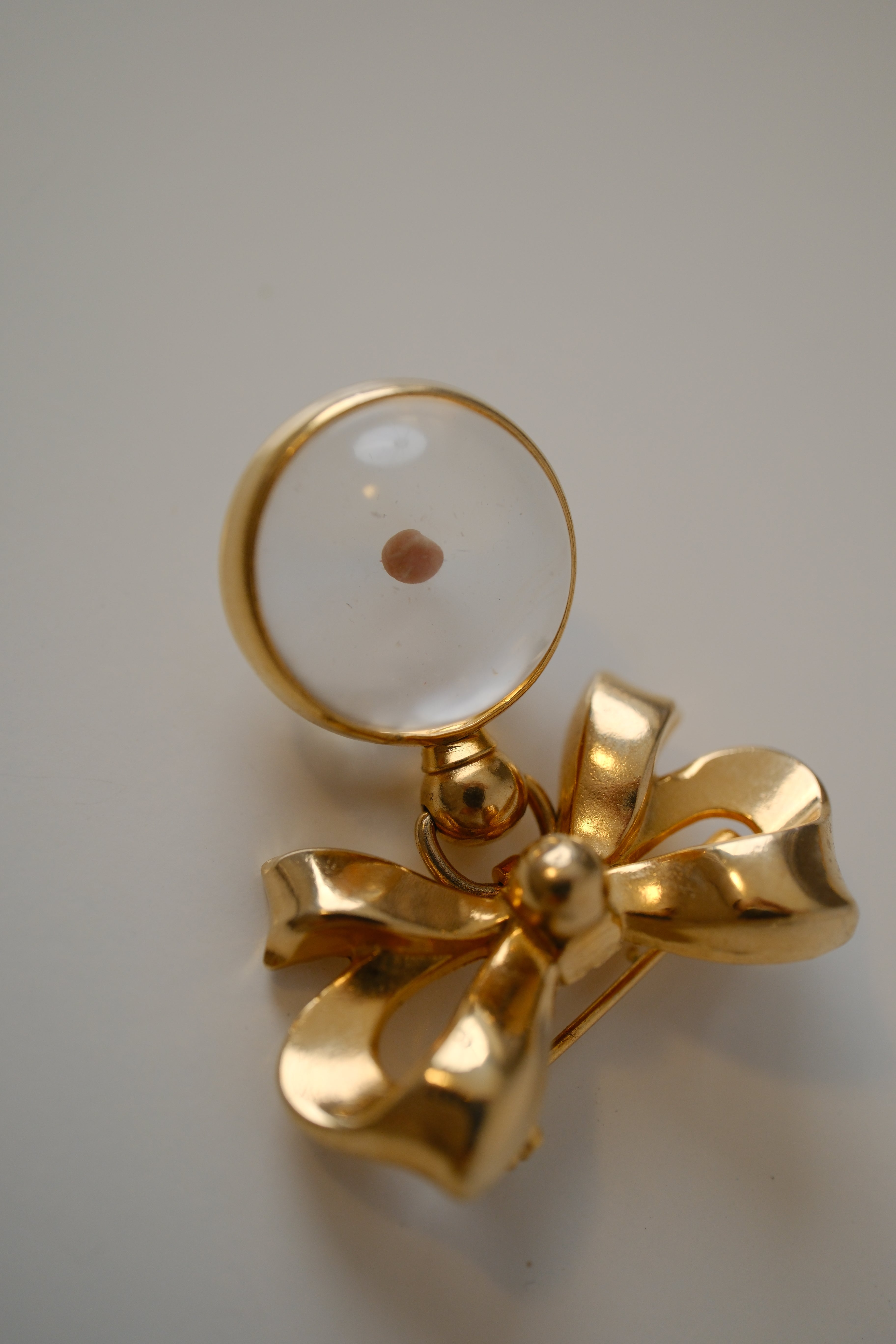 Vintage Coro Mustard Seed Bow Brooch