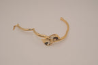 Vintage Avon gold-tone calla lily hinged bangle bracelet