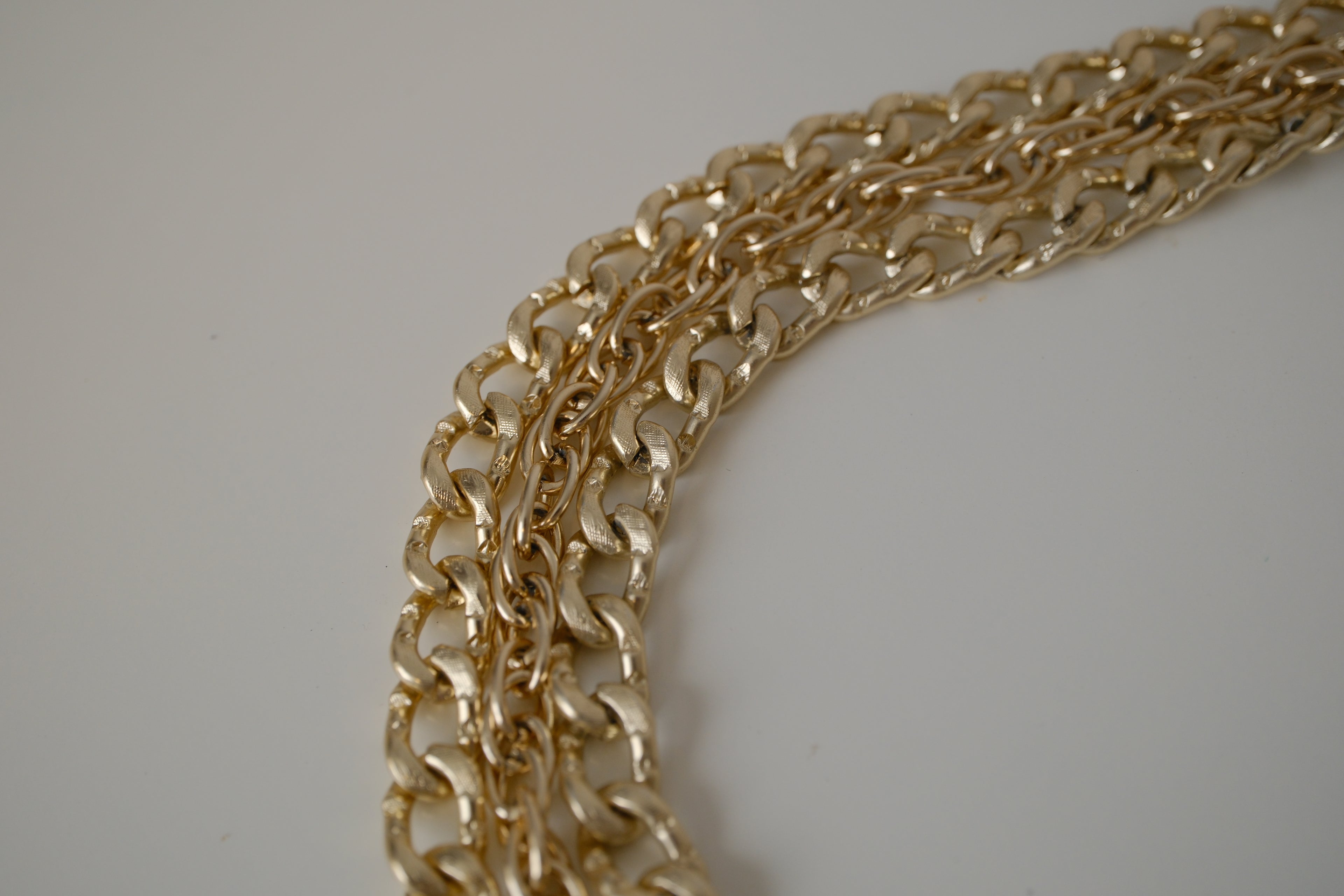 Vintage Coro Trible strand chocker Necklace