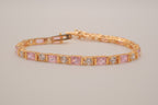 Vintage gold vermeil tennis bracelet