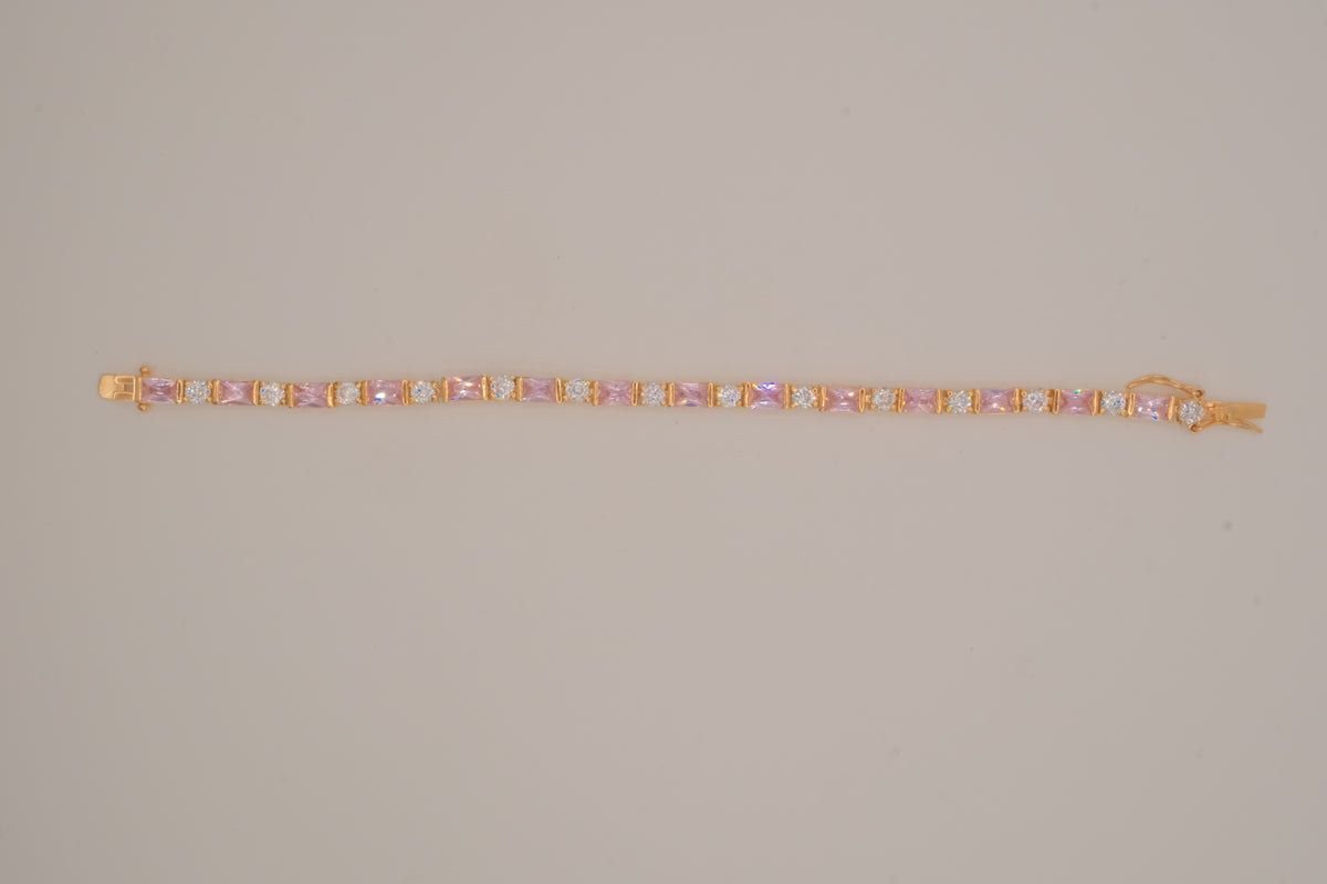 Vintage gold vermeil tennis bracelet