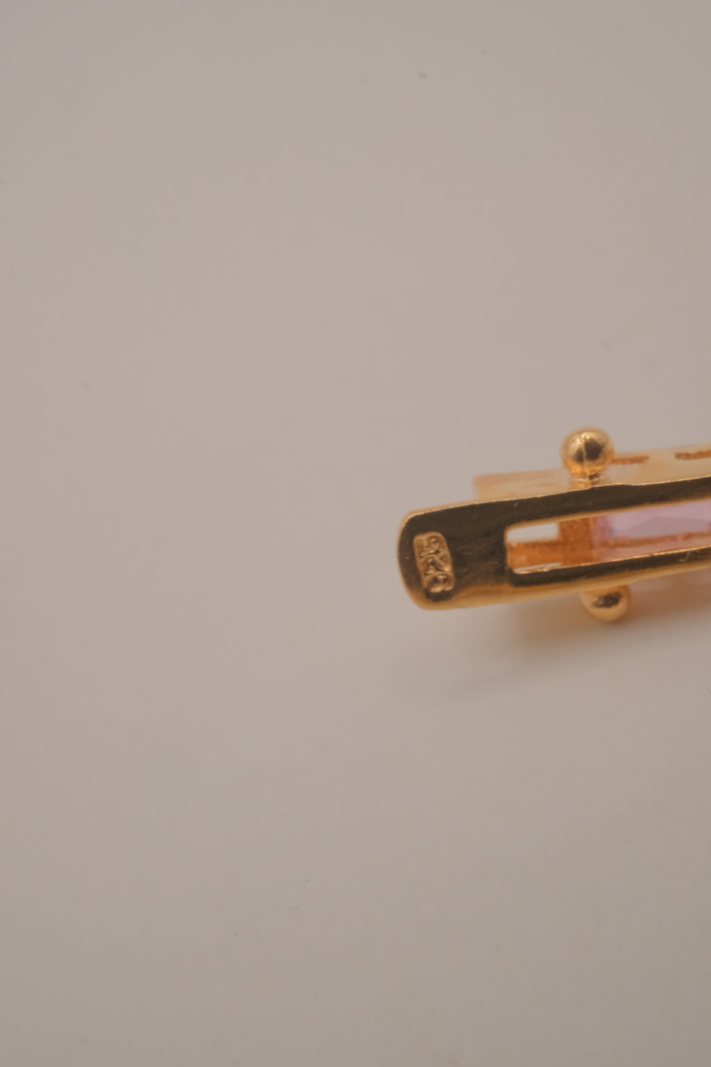 Vintage gold vermeil tennis bracelet