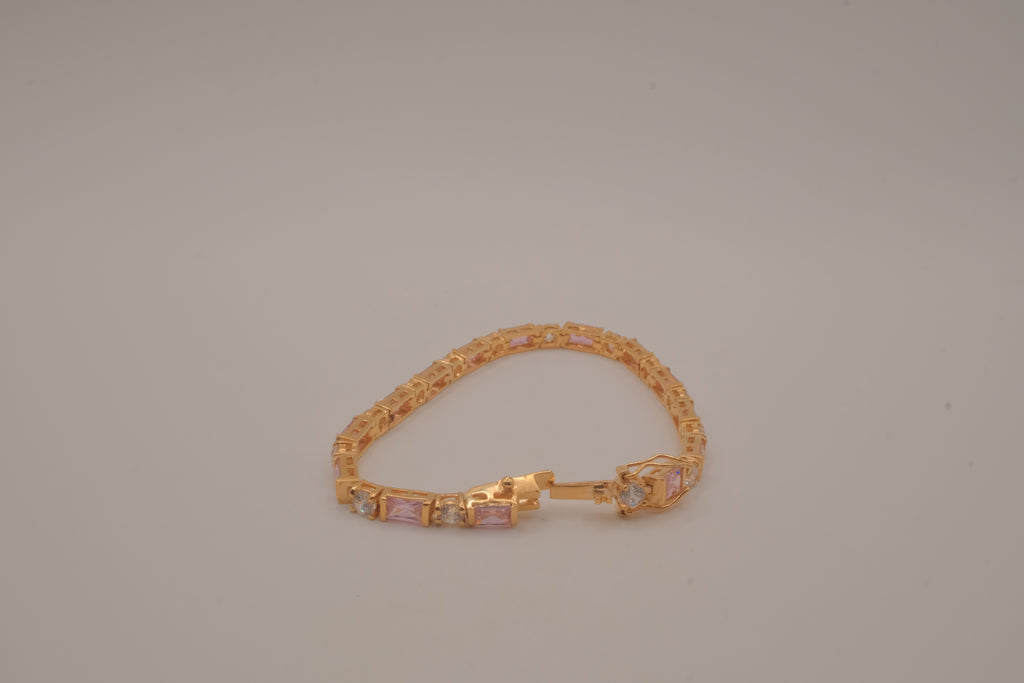 Vintage gold vermeil tennis bracelet