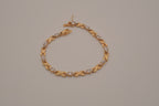 Vintage gold vermeil XO tennis bracelet