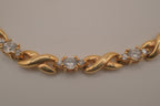 Vintage gold vermeil XO tennis bracelet