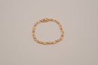 Vintage gold vermeil XO tennis bracelet