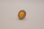Vintage egg yolk butterscotch amber ring
