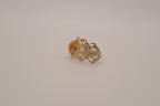 Vintage filigree butterscotch hue statement ring
