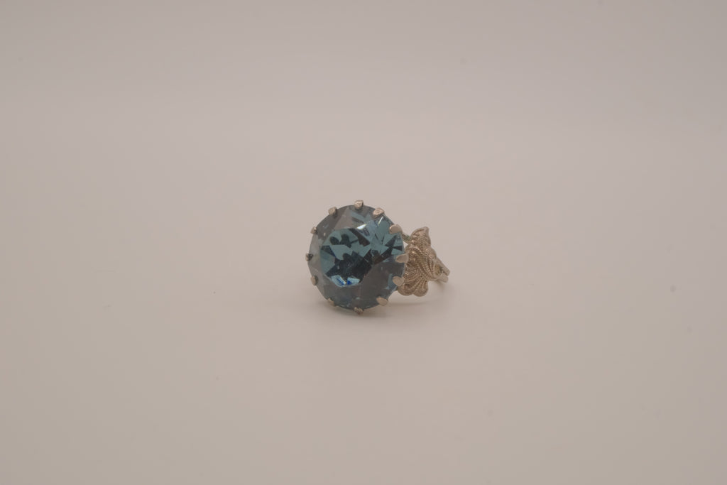 Vintage Blue stone statement ring