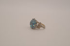 Vintage Blue stone statement ring