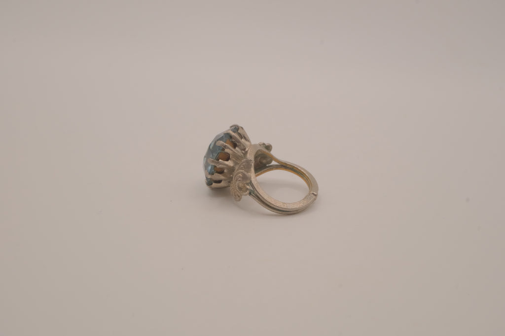 Vintage Blue stone statement ring