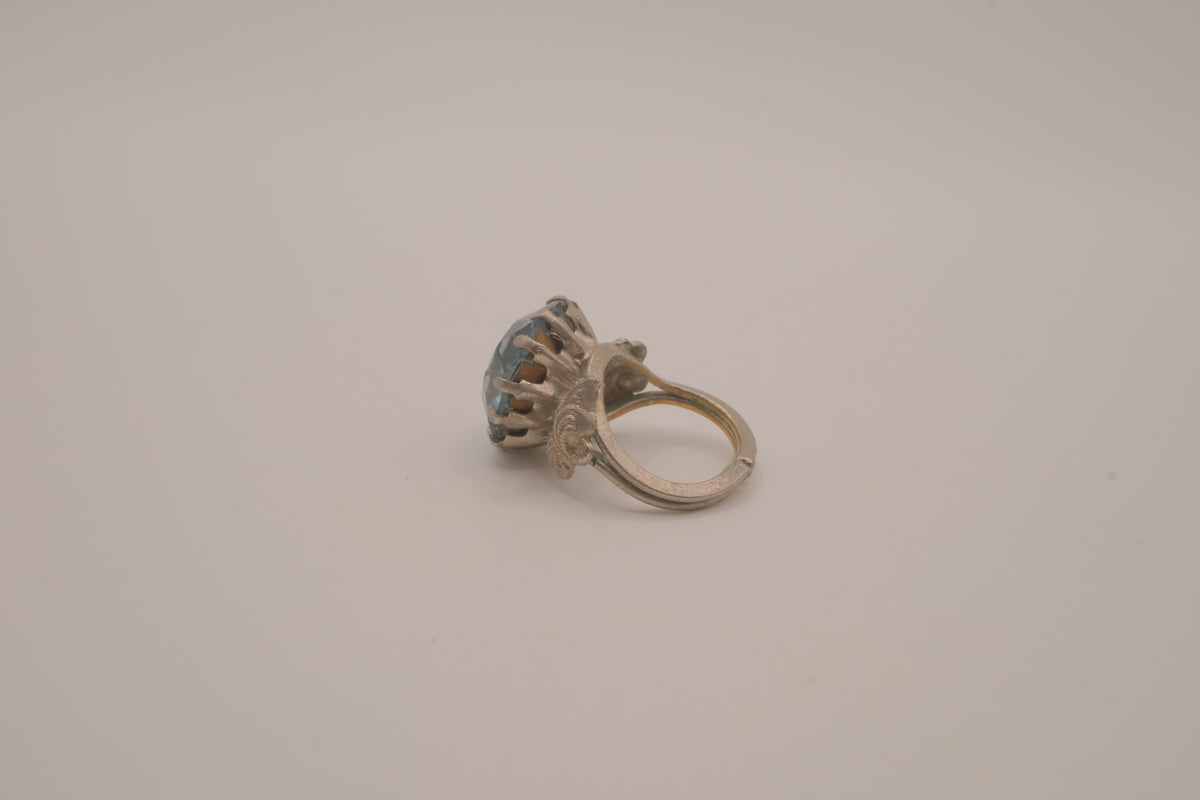 Vintage Blue stone statement ring