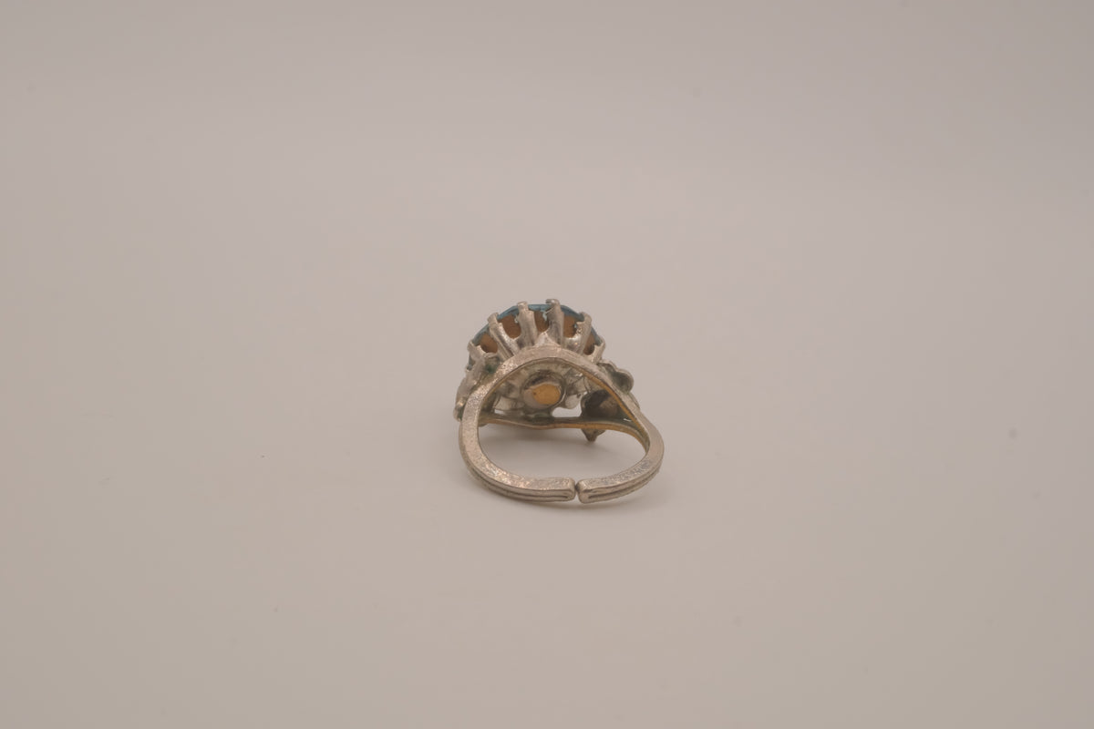 Vintage Blue stone statement ring