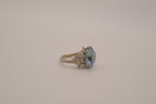 Vintage Blue stone statement ring