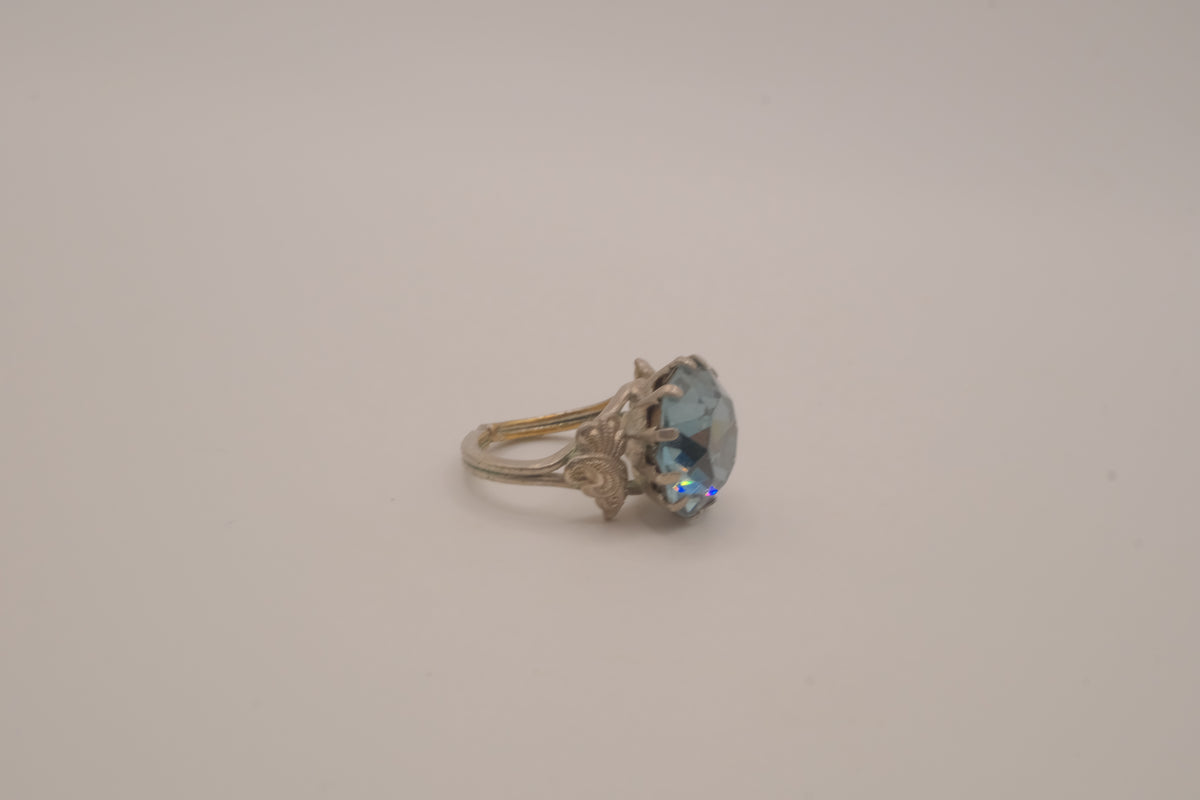 Vintage Blue stone statement ring