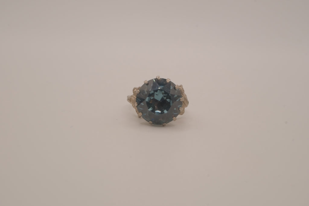 Vintage Blue stone statement ring