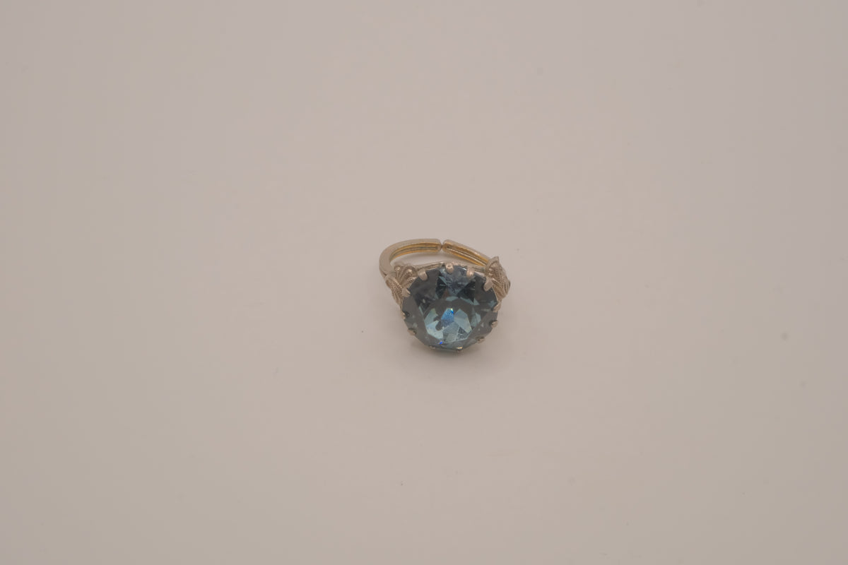 Vintage Blue stone statement ring