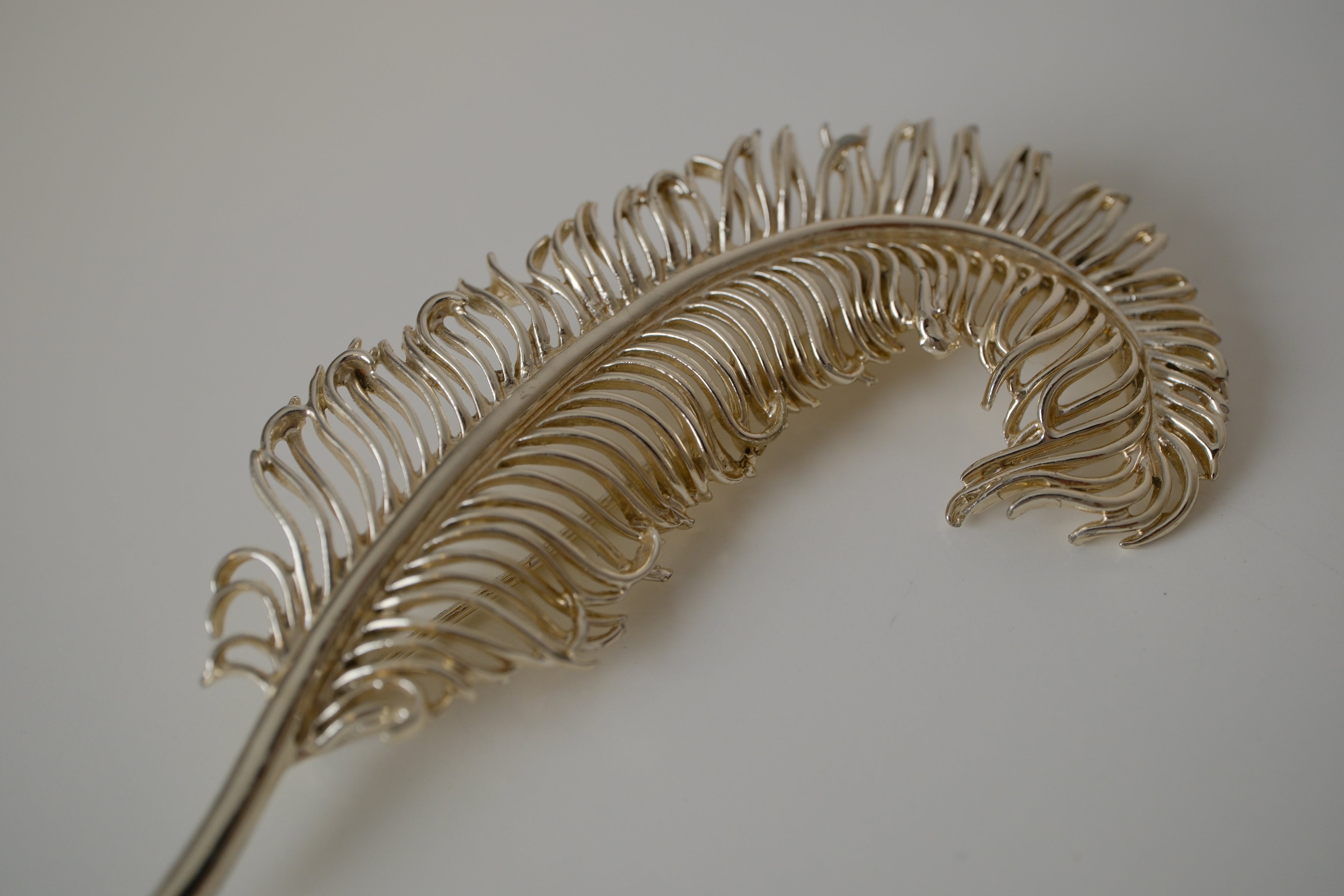 Vintage Coro feather brooch