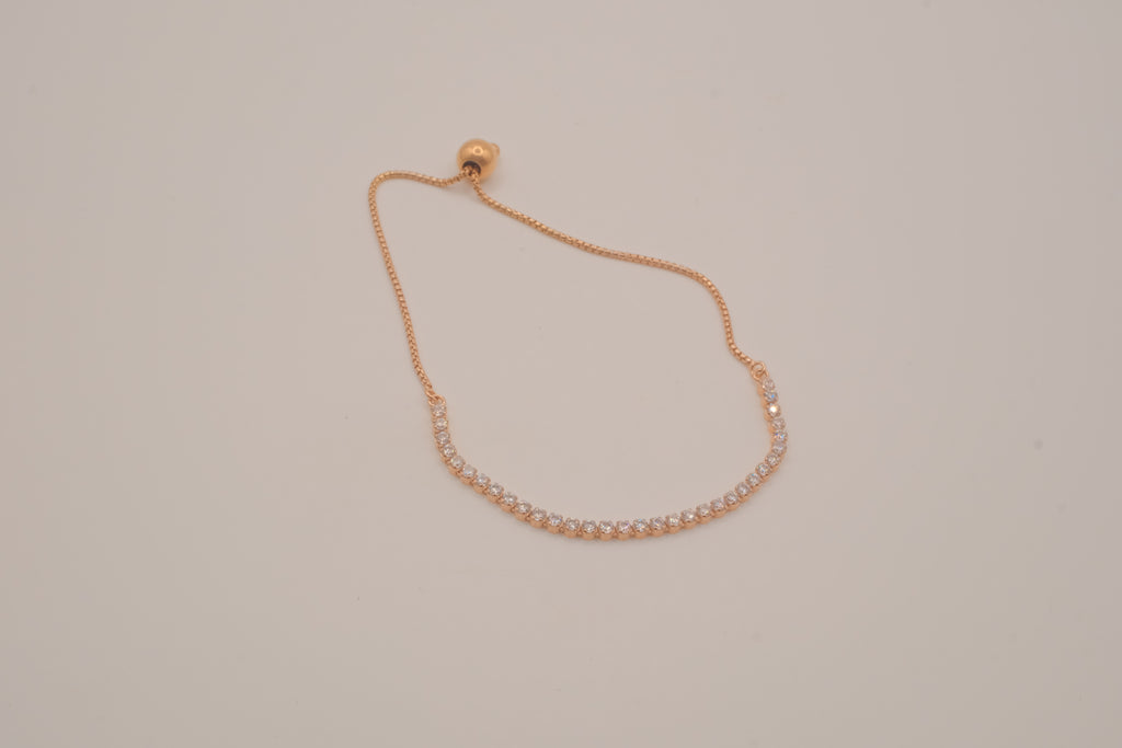 Pandora rose gold tennis bracelet