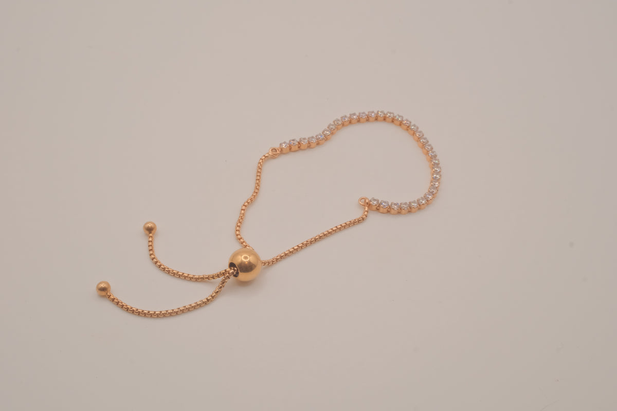 Pandora rose gold tennis bracelet