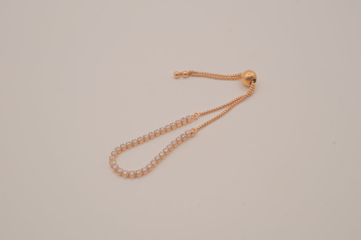 Pandora rose gold tennis bracelet