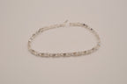 Vintage Avon silver-tone rhinestone tennis bracelet