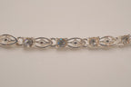 Vintage Avon silver-tone rhinestone tennis bracelet