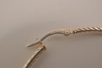 Sterling Silver textured hoop earrings